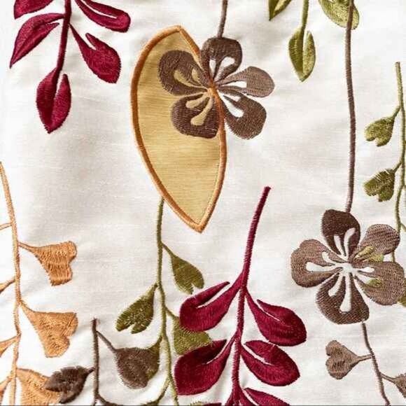 Two Pier 1 Embroidered Floral Throw Pillow Covers Elena Gilbert Vampire Diaries - Picture 6 of 15